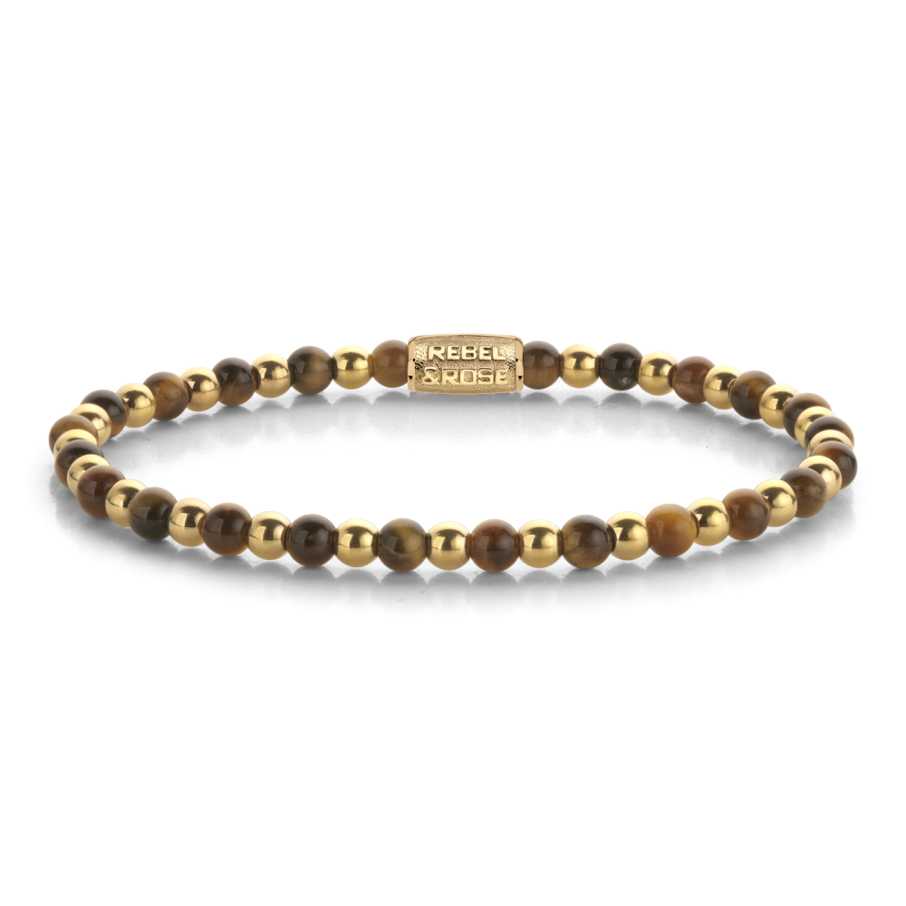 Rebel&Rose Tiger Lily Duet gold dames armband RR-40193-G-S