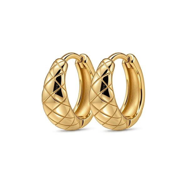 Karma Jewelry Hinged Hoops Margot Diamonds 13MM