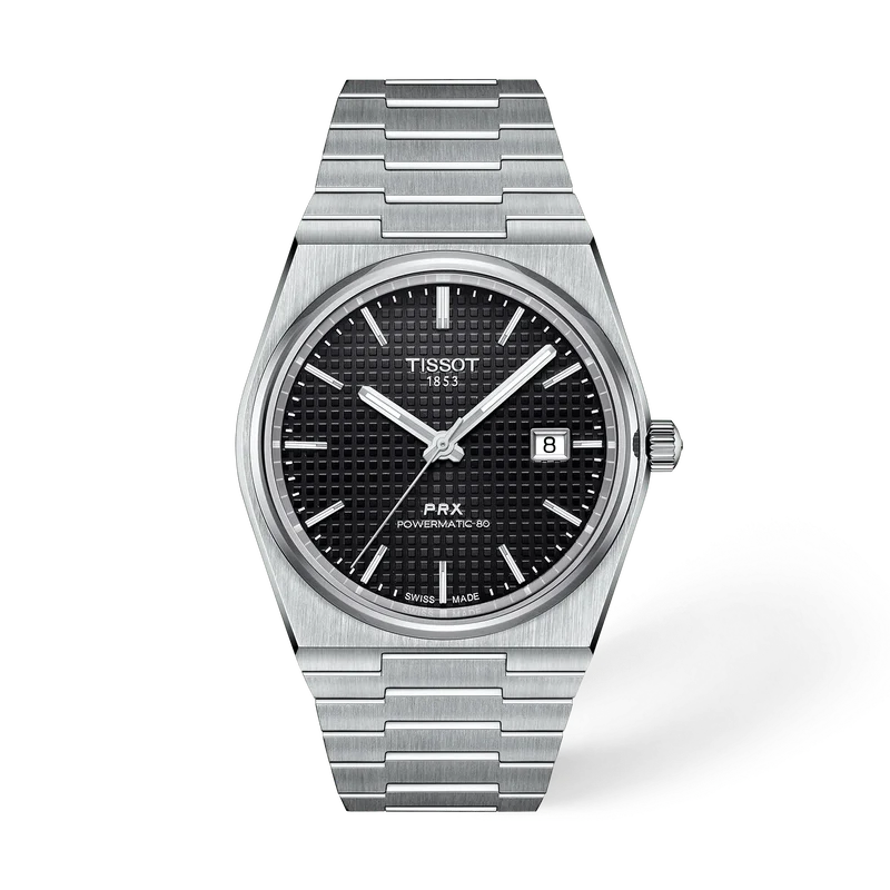 De Tissot PRX Powermatic 80 T1374071105100 is een stijlvol horloge met een krachtige Powermatic 80 uurwerk en een elegant ontwerp. Het horloge heeft een robuuste stalen kast, een mooie zilveren wijzerplaat en een comfortabele stalen band. Dit horloge kan zowel casual als formeel gedragen worden en is perfect voor mensen die op zoek zijn naar een veelzijdige tijdloze accessoire.