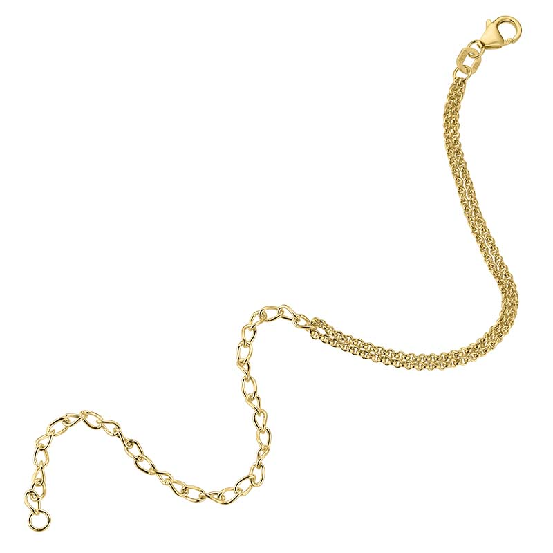 Das Armband 925 gelb goldplattiert mit der Modellnummer 5-216969-001 ist ein fantasievolles Schmuckst&uuml;ck aus 925er Gelbgold. Dieses einzigartige Schmuckst&uuml;ck unterstreicht stilvoll jedes Outfit und passt gut zu eleganten Anl&auml;ssen. Tragen Sie es alleine oder kombinieren Sie es mit anderen Armb&auml;ndern f&uuml;r einen trendigen Look. Perfekt f&uuml;r den t&auml;glichen Gebrauch oder spezielle Anl&auml;sse.
