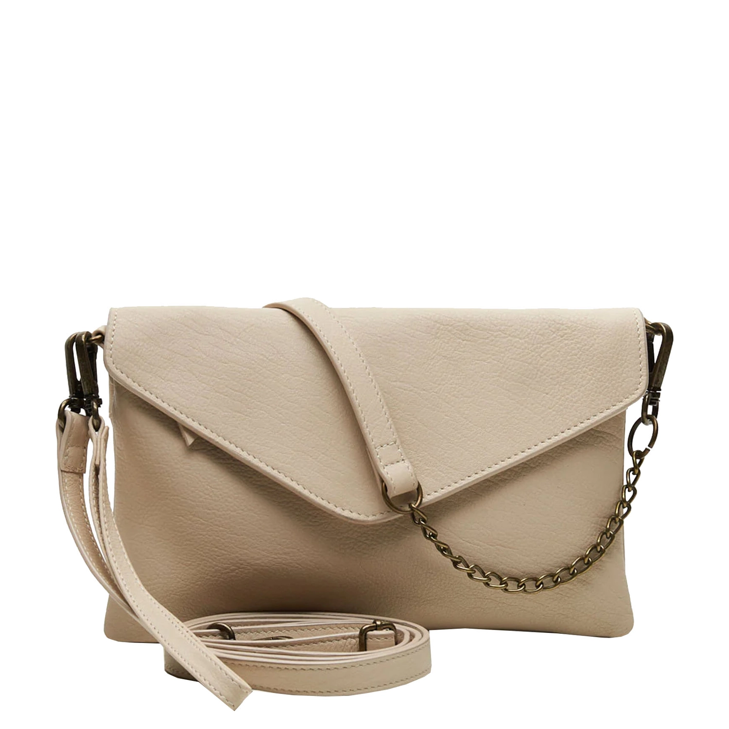 Party Clutch 

Ga stijlvol en zorgeloos op pad met de Party Clutch. Deze elegante tas, gemaakt van soepel en hoogwaardig leer, is de perfecte combinatie van design en functionaliteit. Ideaal voor een avond uit, een feestje of een speciale gelegenheid.

Elegant design met slimme details
De verfijnde envelopflap met magneetsluiting geeft de tas een chique uitstraling. Onder de flap zorgt een extra ritssluiting ervoor dat je essentials veilig opgeborgen zijn. De binnenkant is overzichtelijk ingedeeld met meerdere vakken, waaronder een ritsvak en handige pasjeshouders. Aan de achterkant vind je nog een extra ritsvak voor items die je snel bij de hand wilt hebben.

Draag &lsquo;m zoals jij wilt
De Party Clutch past zich moeiteloos aan jouw stijl aan. Draag &lsquo;m crossbody met de verstelbare schouderband, elegant over de schouder met het kettinghengsel of als clutch met de stijlvolle polsband. Perfect voor elke gelegenheid en elke outfit.

Details
Materiaal: 100% leer
Afmetingen: 24 &times; 16 &times; 2,5 cm
Sluiting: Magneetsluiting en ritssluiting
Indeling: Meerdere binnenvakken, inclusief ritsvak en pasjeshouders, plus extra ritsvak aan de achterzijde
Draagopties: Verstelbaar en afneembaar schouderhengsel, kettinghengsel en polsband