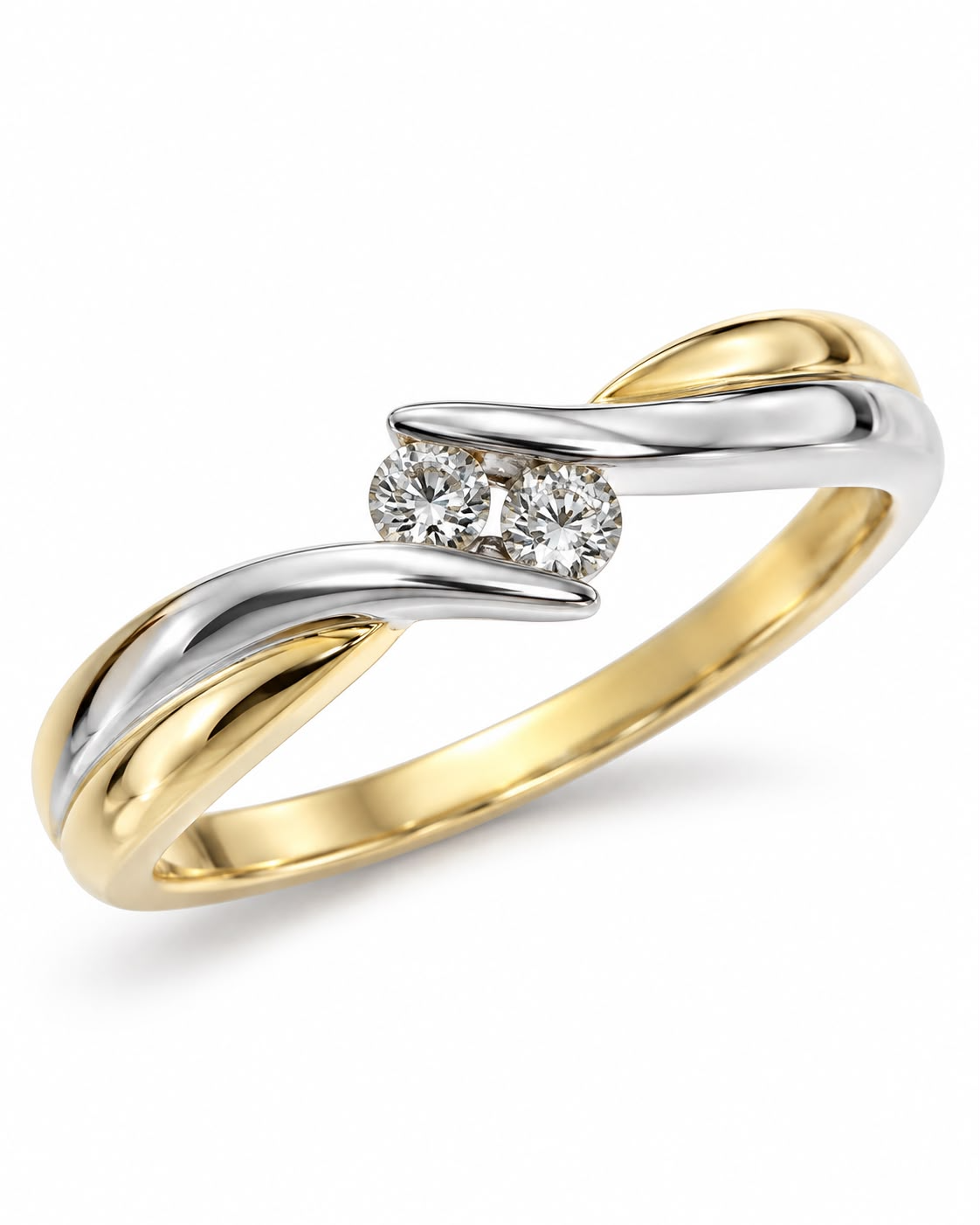 De Diamanten bi-color ring met modelnummer GB0523322 is een elegante vriendschapsring. Gemaakt van 14-karaats goud, straalt hij in goud- en zilverkleur. Met een totale karaatgewicht van 0,06 biedt hij verfijnde uitstraling. Draag deze ring om een speciale band met je vrienden te symboliseren. Perfect als cadeau of voor dagelijks gebruik. Ringmaat: 59.