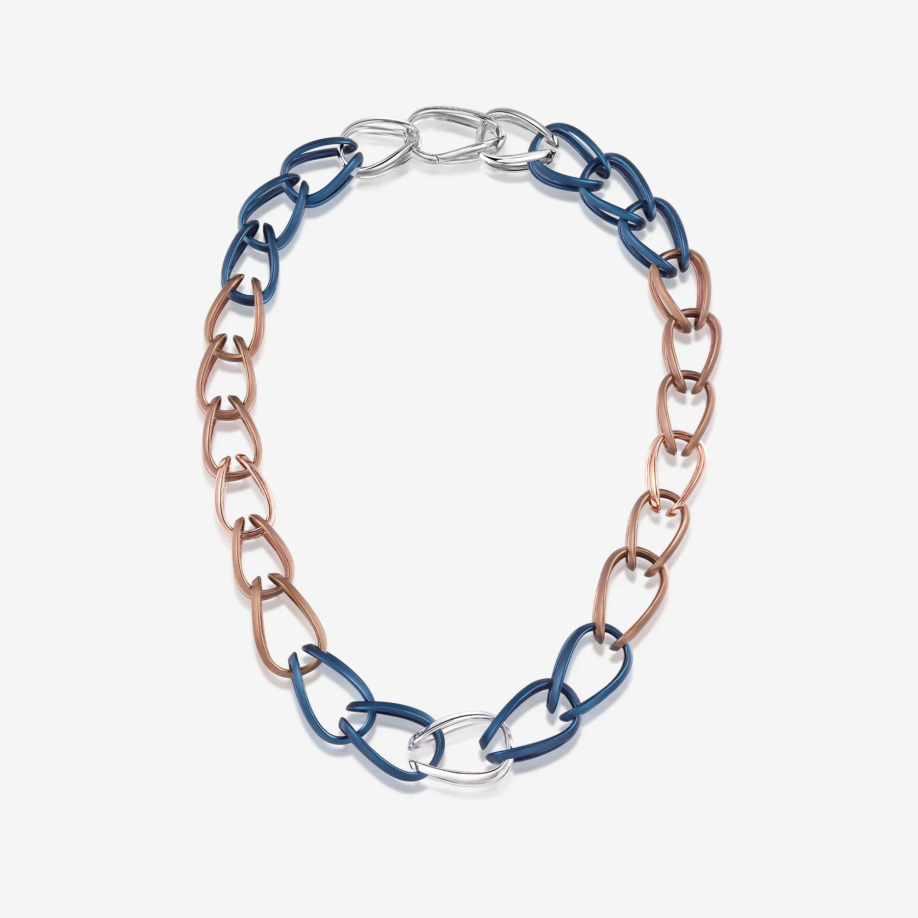  Tecum collier Zilver & Brons 