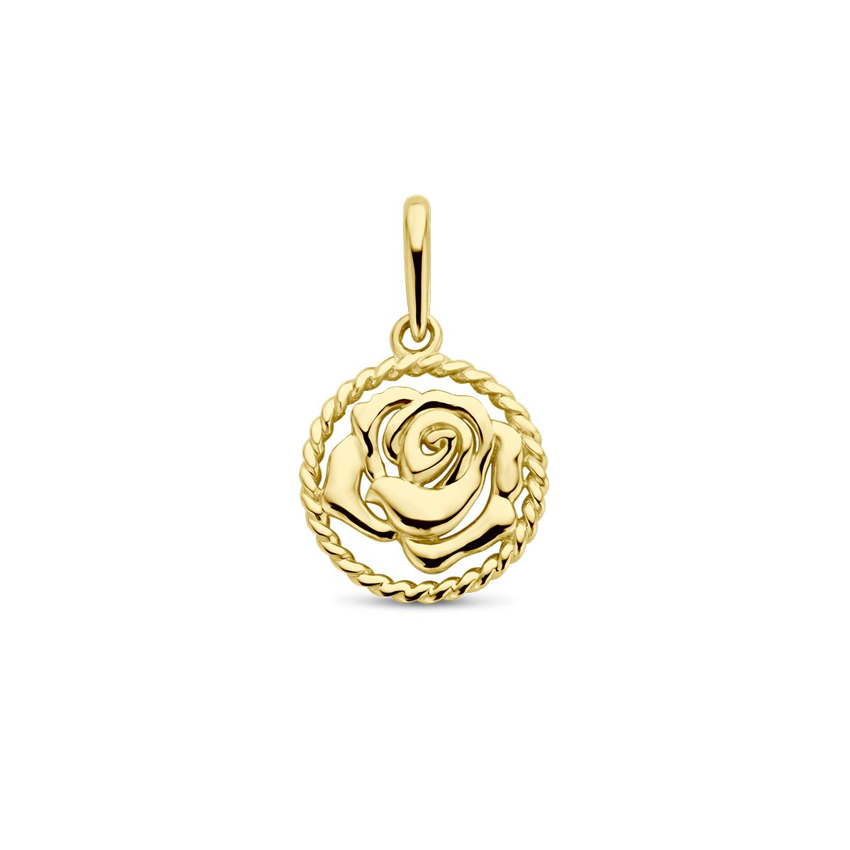 De 14K geelgouden hanger met geboortebloem, modelnummer 8718834839292, is een betoverende charmant hanger. Gemaakt van 14-karaats goud, schittert deze in gouden kleur. Het accentueert elke outfit elegant. Draag het aan een fijne ketting om je look te verfraaien en jouw unieke stijl subtiel te benadrukken. Perfect voor dagelijks gebruik of speciale gelegenheden.
