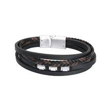 Leren armband 21cm