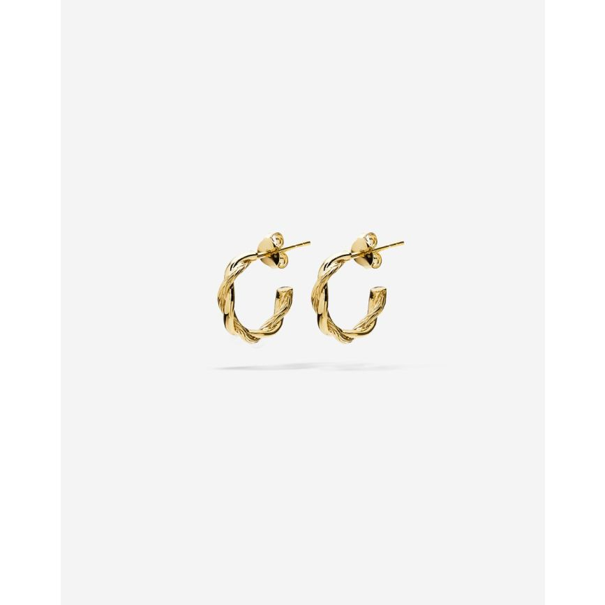 Hoops Katja Twist Gold Vermeil Set