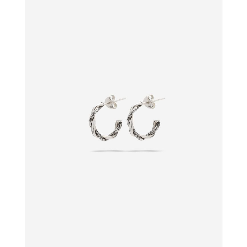 Hoops Katja Twist Silver Set
