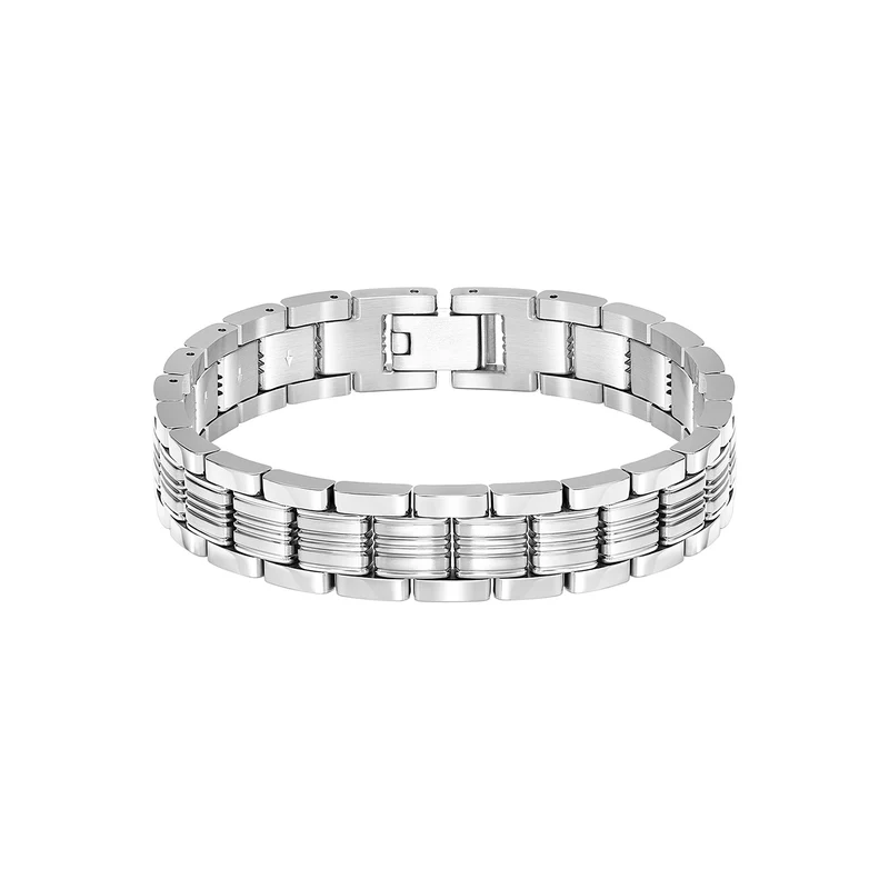BOSS ARMBAND HBJ EMBLEM heren staal