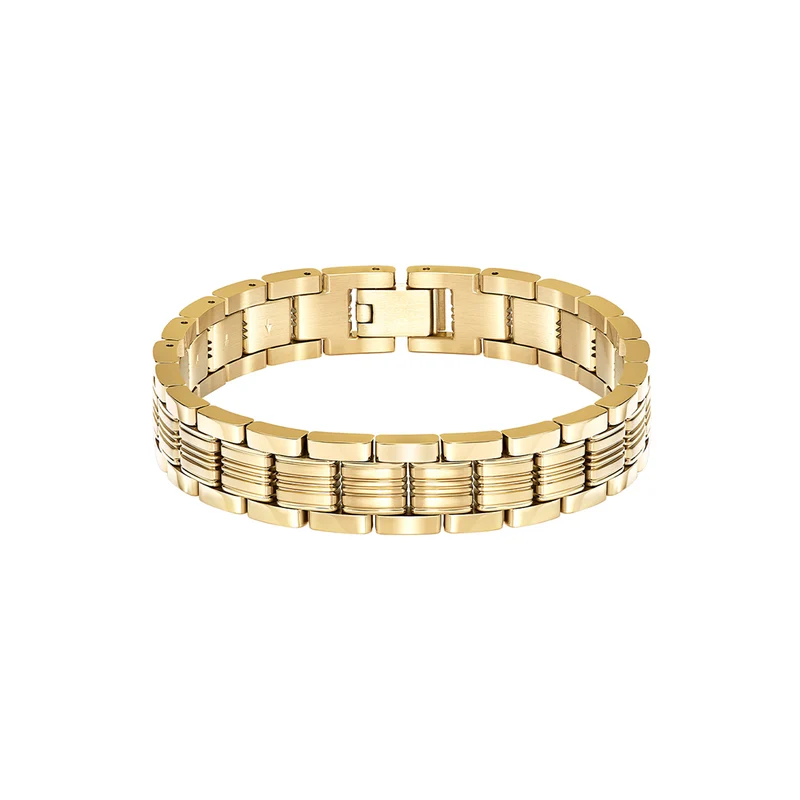 Boss armband HBJ EMBLEM heren staal 