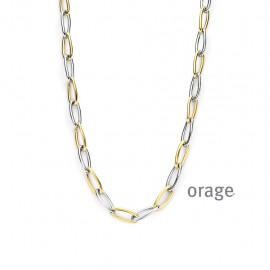 Tweekleurige ketting met open schakels