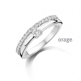 Ring zilver met zirconia