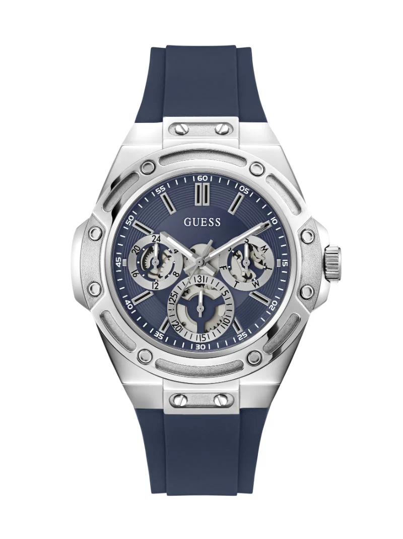 GUESS Carver blauw herenhorloge 44 mm | GW1132G1