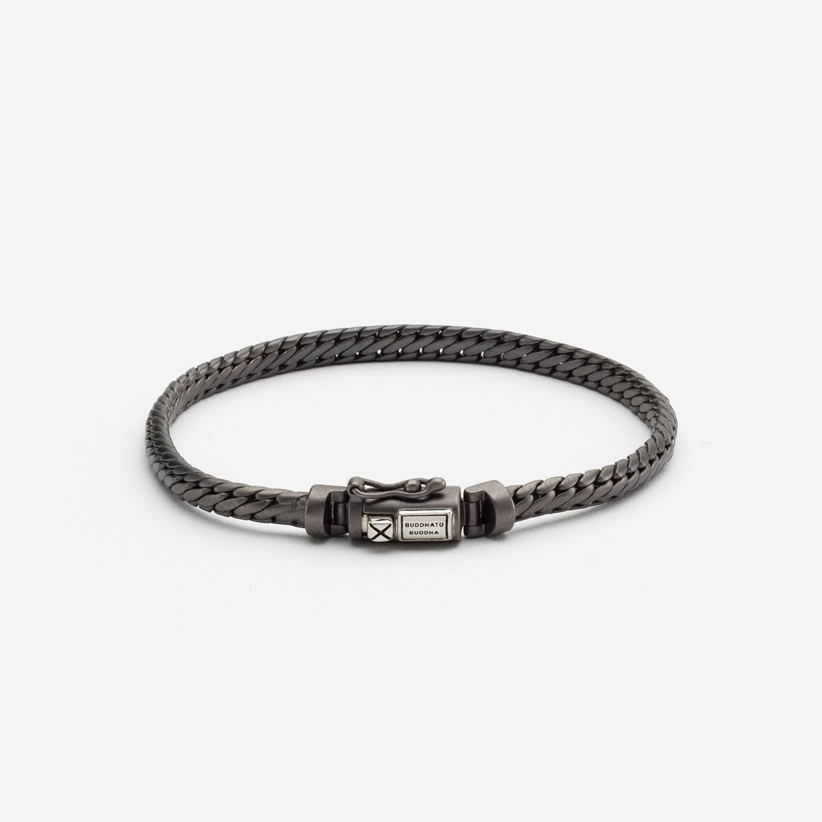 Bracelet Ben Mini Black Rhodium Silver
