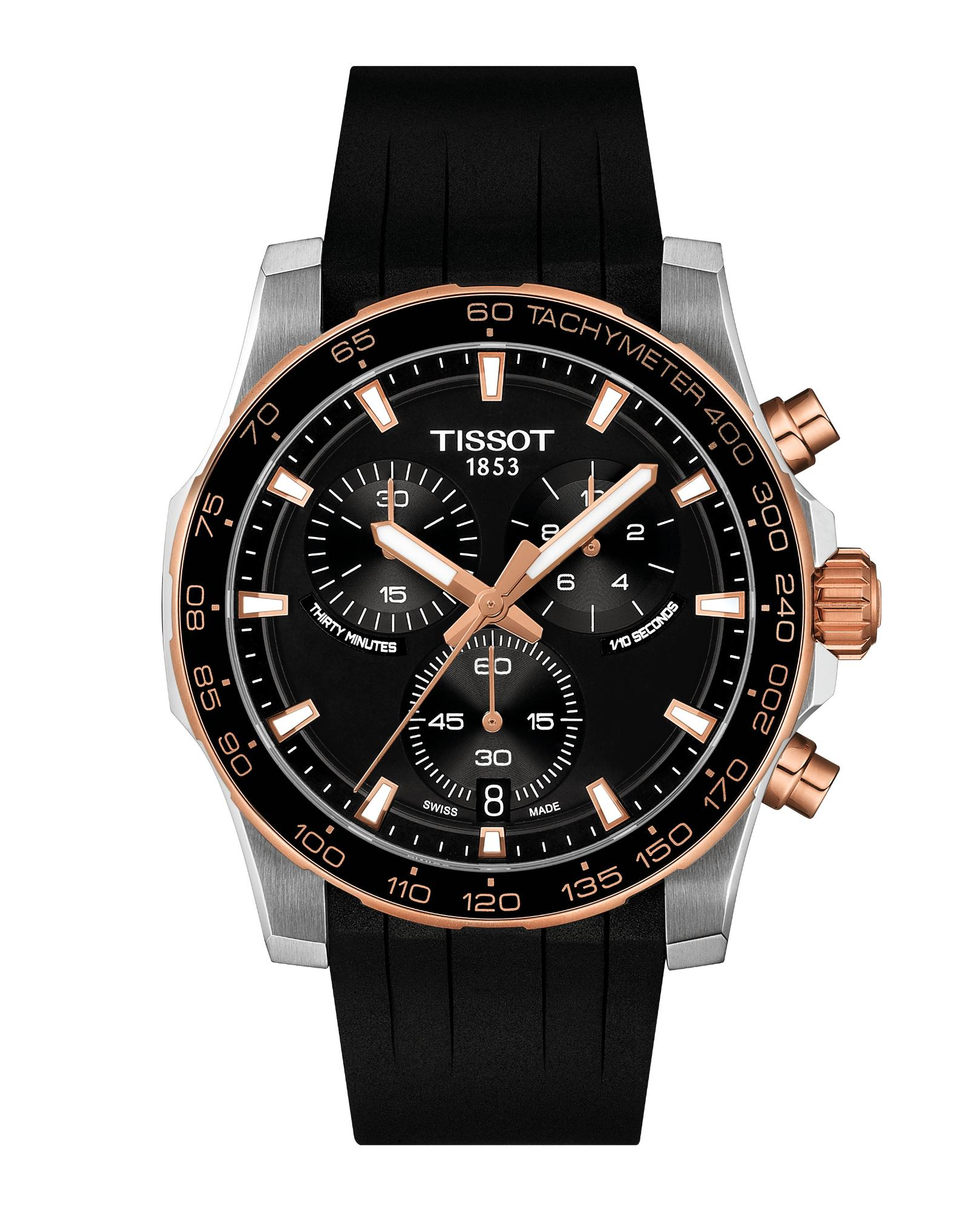 Tissot - Super Sport, Chronograaf, 42mm, Quartz, 100 meter WR, Saffierglas - T1254172705100