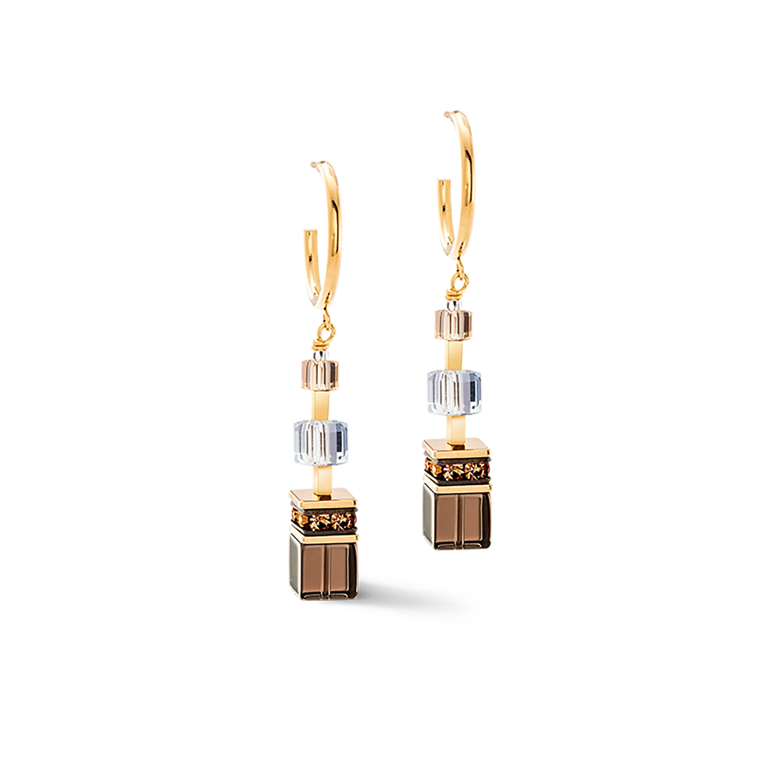 GeoCUBE&reg; Precious Statement earring golden Blush
