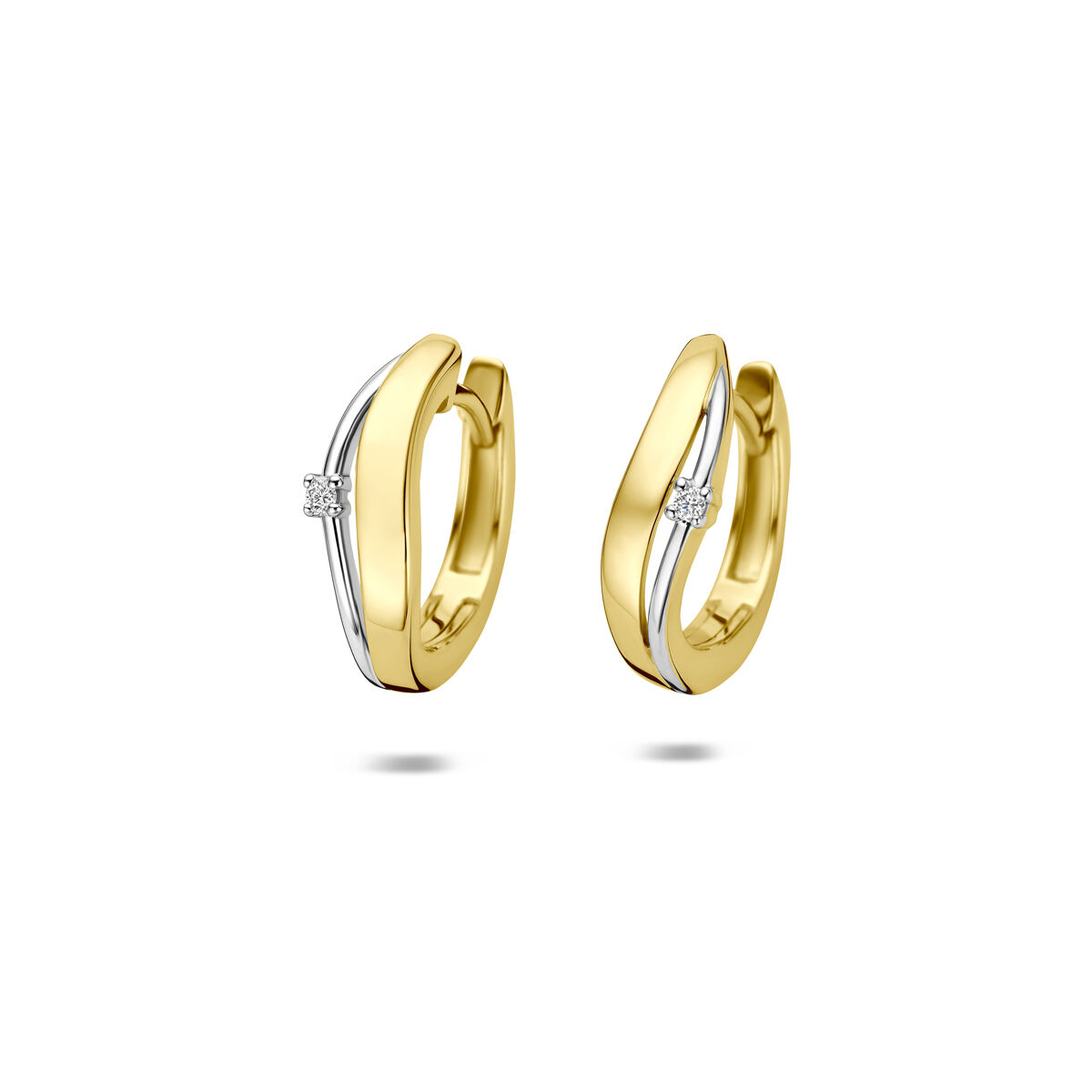 THOJ | 14KRT gouden oorsieraden met diamant
