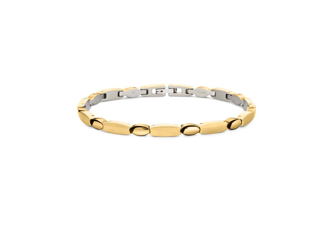 Boccia armband goldplated