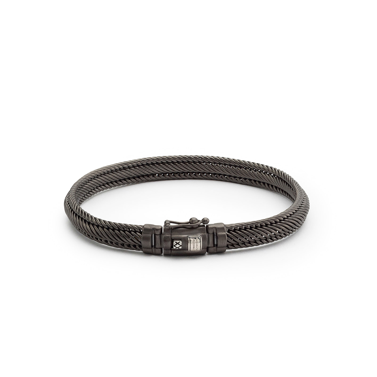 Bracelet Edwin Mini Black Ruthenium Silver