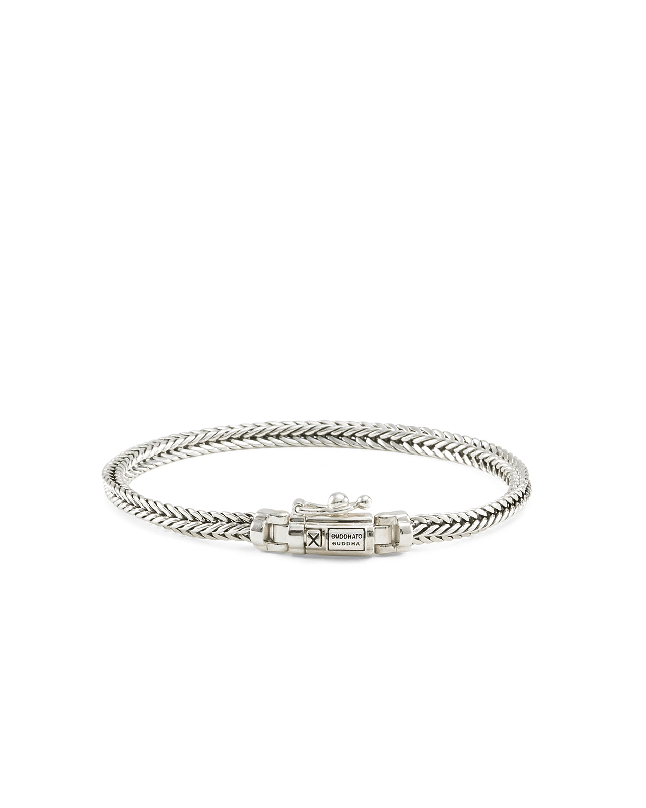 Buddha to Buddha - Zilveren armband Nurul Mini, J464 F, maat: 21cm - 001K014640106