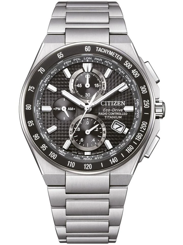 Citizen - Sky Promaster Sky Eco-Drive Super Titanium horloge, Radio-Controlled, 100 meter WR, Saffierglas - AT8390-55E