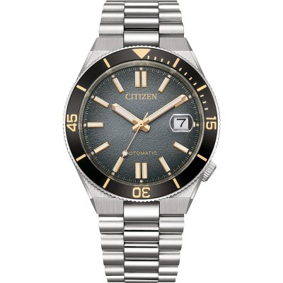 Citizen - Tsuyosa, Limited Edition, Shore Time Slip, Automaat Cal: 8210, 100 meter WR, Saffierglas - NJ0238-57E