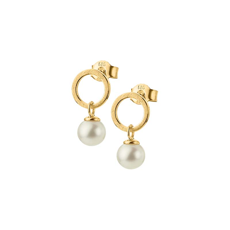 Der Ohrh&auml;nger Gold 585 mit SWZP, Modellnummer 6-214463-001, besticht durch sein elegantes Design. Hergestellt aus 14-kar&auml;tigem Gold und verziert mit 25 S&uuml;&szlig;wasserperlen, wiegt er insgesamt 2,1g, wobei das Gold 1,23g ausmacht. Ideal f&uuml;r festliche Anl&auml;sse, kombiniert er perfekt Eleganz und Raffinesse und verleiht jedem Outfit einen Hauch von Luxus.