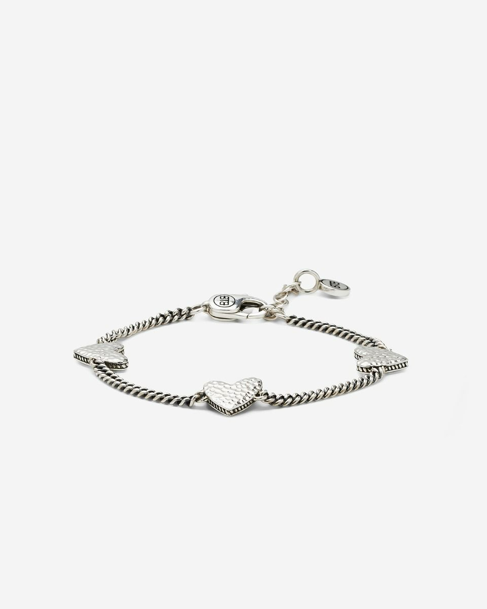 Bracelet Essential Multi Heart Silver