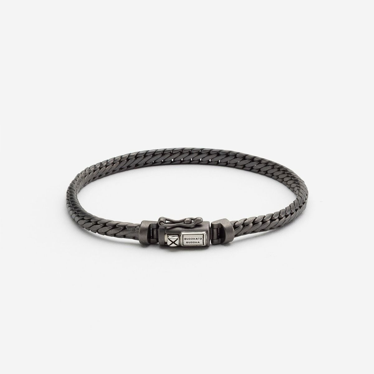 Bracelet Ben Mini Black Rhodium Silver