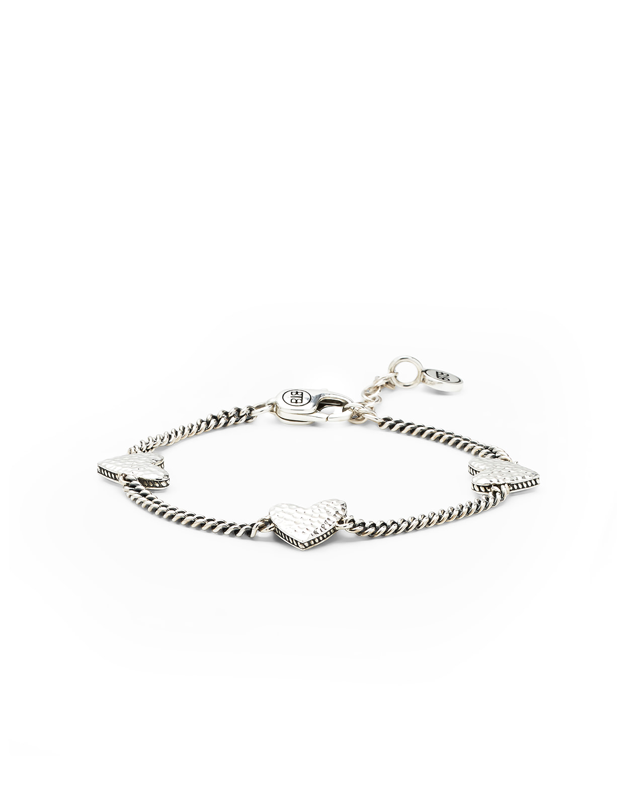 Buddha to Buddha Essential Multi Heart Bracelet Silver | 548
