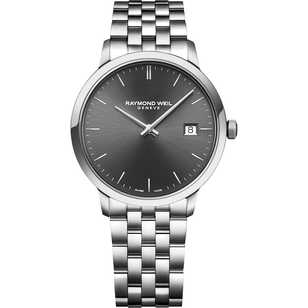 Dit Raymond Weil horloge heeft een kast gemaakt van Roestvrijstaal met een diameter van 39 mm en is voorzien van een Roestvrijstaal band. In de kast bevindt zich een ETA kwaliteitsuurwerk en is afgewerkt met Saffierglas.

Het horloge is 5ATM. Dit betekent dat het horloge geschikt is om mee te douchen.
