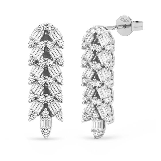 Karma Jewelry Symbols XL Hanging Zirconia Elara Silver
