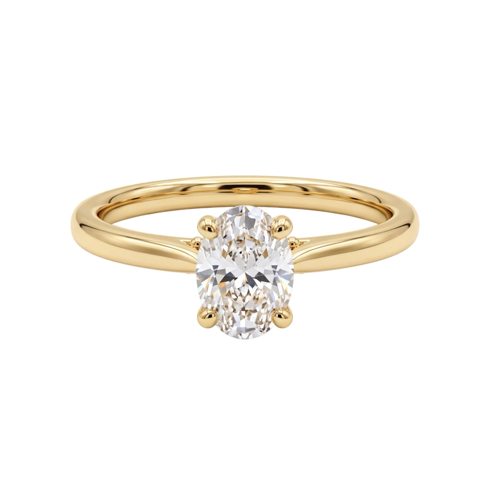Tijdloze 18K Geelgouden Solitaire Verlovingsring &ndash; 1.0 ct Ovaal Lab-Grown Diamant

Vier de liefde met de ultieme klassieker, ontworpen voor een leven lang draagplezier. Deze prachtige solitaire verlovingsring uit de collectie van Juwelier Rijk in Amsterdam combineert de warme, rijke uitstraling van massief 18 karaat geelgoud met de weergaloze schittering van een 1.0 caraat ovaal geslepen lab-grown diamant.

Het Ontwerp & Comfort voor Dagelijks Gebruik
Dit model is speciaal ontworpen met het oog op comfort en duurzaamheid, waardoor de ring perfect geschikt is voor dagelijks gebruik. De strakke, stevige 4-poots zetting houdt de ovale diamant veilig op zijn plek, terwijl de elegante scheen van massief 18k geelgoud comfortabel om de vinger sluit. De ovale slijpvorm van de diamant heeft een optisch vergrotend effect en zorgt voor een handverlengend, slank en elegant profiel.

Topkwaliteit met IGI Certificaat
De centrale lab-grown diamant blinkt uit in topkwaliteit met een kleurgraad D (exceptioneel wit) en zuiverheid VVS2 (zeer, zeer kleine inclusies, met het blote oog absoluut onzichtbaar). Elke steen wordt geleverd inclusief een officieel IGI-certificaat, zodat je verzekerd bent van gegarandeerde kwaliteit, echtheid en duurzaamheid.
