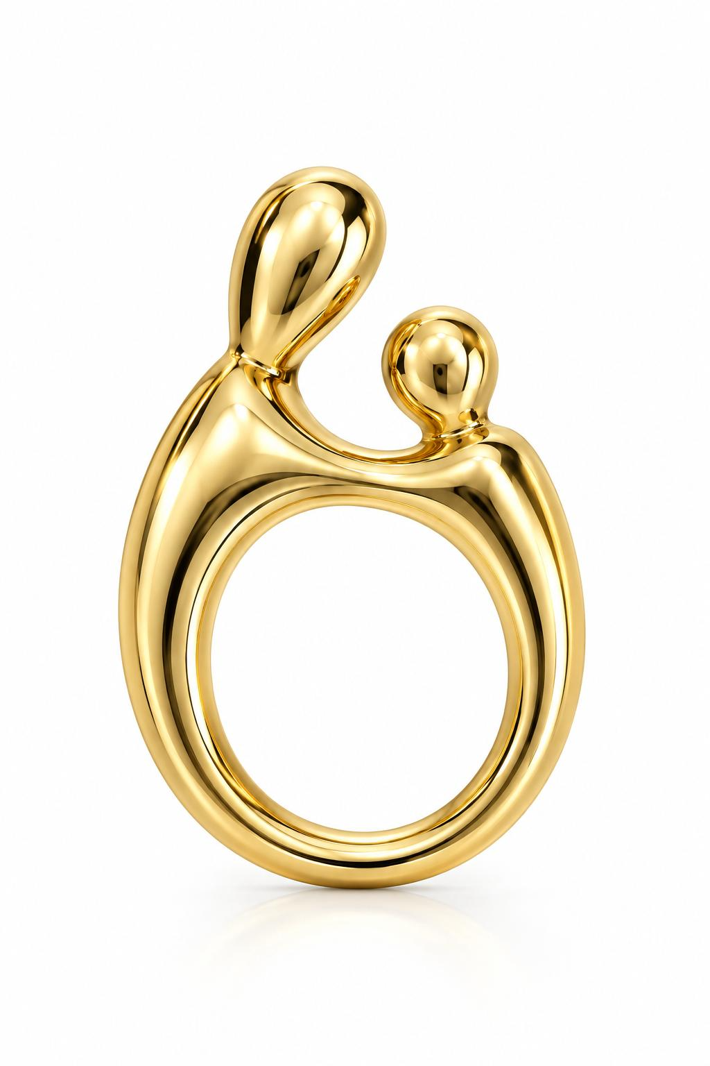 De MOEDER KIND HANGER bevat een uniek organisch design in 14 karaat goud. Het is een luxe hanger in de categorie sieraad, specifiek een hangertje, goudkleurig en van goud. De beste manier om het te dragen is aan een stijlvolle ketting voor een elegante look die elke outfit complimenteert. Perfect voor dagelijks gebruik of speciale gelegenheden.