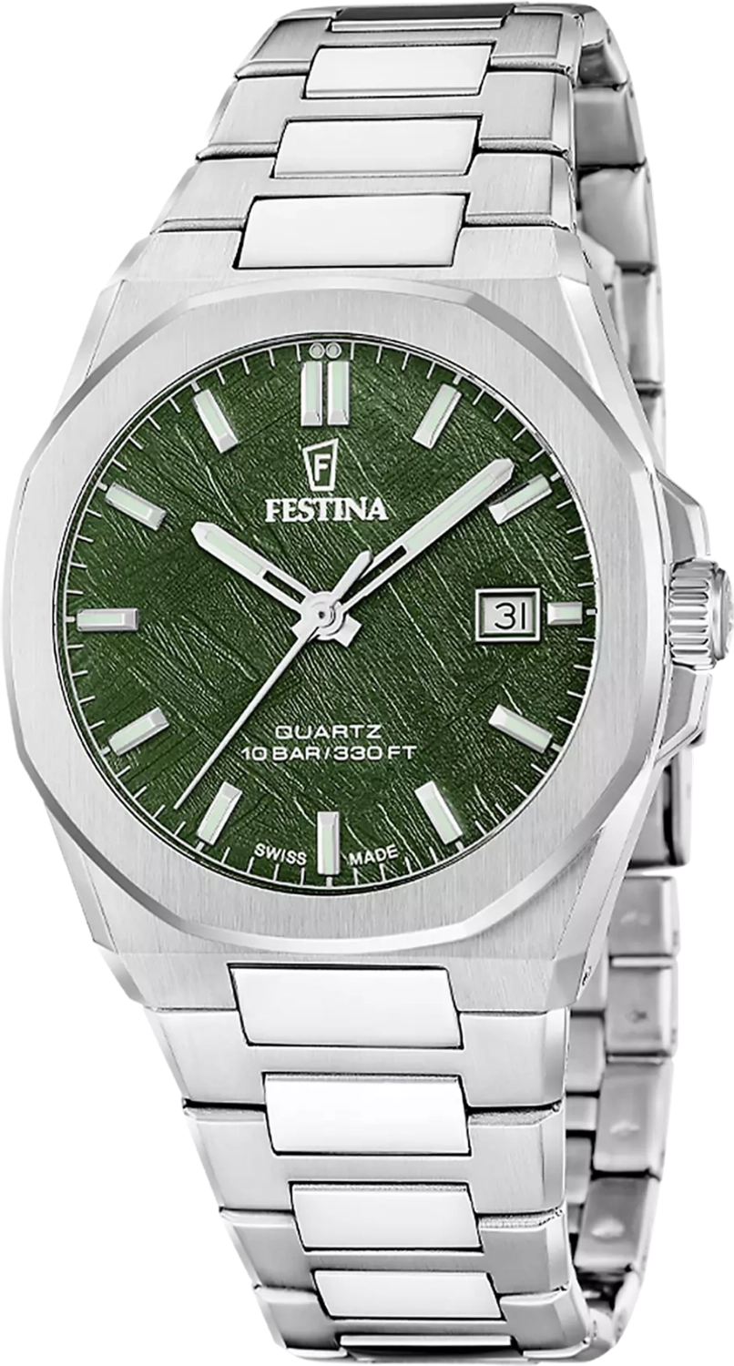 Het product met modelnummer F20100/2 is een horloge, specifiek een polshorloge. Het is ideaal om dagelijks te dragen en biedt een combinatie van stijl en functionaliteit. Voor de beste pasvorm, draag het horloge rond de pols met een comfortabele bandspanning. Dit accessoire past zowel bij formele als informele outfits en voegt een vleugje elegantie toe aan elke look.