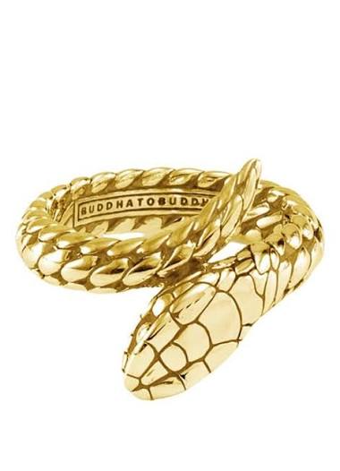 Ring Ben XS Snake Gold Vermeil