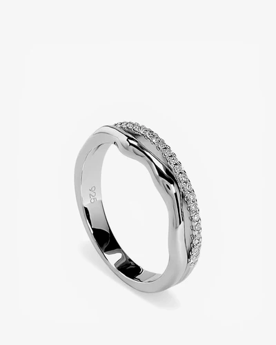 Zilveren ring zirkonia