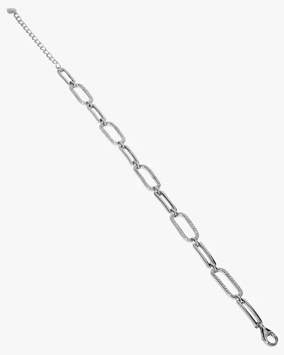 Zilveren armband met zirkonia