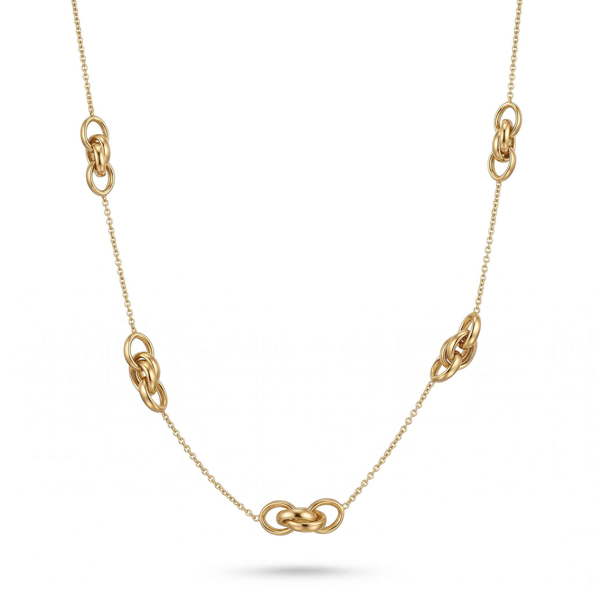 14 karaats geelgouden collier