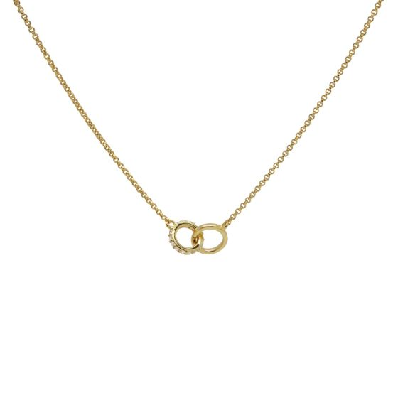 zilveren Karma collier