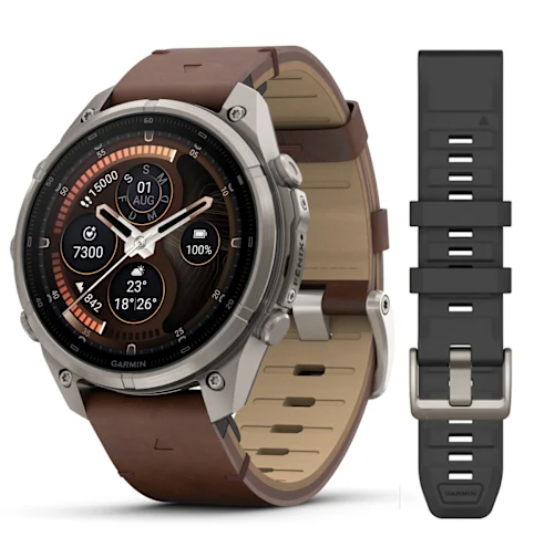 Der Fenix 9 Pro 47mm Titan, Modellnummer 010-04336-41, ist eine fortschrittliche Smartwatch mit Titangeh&auml;use und Saphirglas. Merkmale: 47mm Runddesign, 13,8mm Dicke, wasserdicht bis 100 Meter, schwarzes Silikonband. Optimal beim Sport und Outdoor-Abenteuern. Ideal am Handgelenk zu tragen f&uuml;r einen sportlich-eleganten Look.