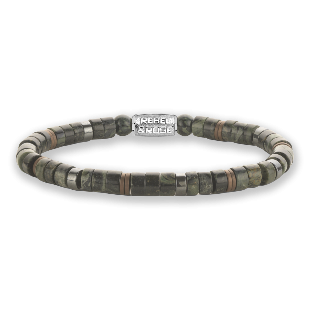 Rebel & Rose - Slices, Camouflage Green - 6mm Medium 17.5cm - RR-60157-S-M