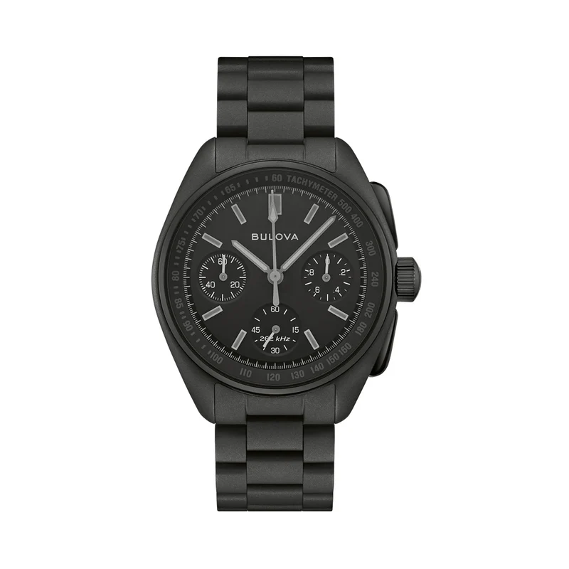Bulova - Lunar Pilot Limited Edition 6000 stuks wereldwijd, Black Hole, Chronograaf, High Precision Quartz 262kHz - 98A335