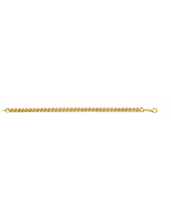 Fjory geelgouden Rolschakel armband 5,5 mm 19 cm | 40-ROL0519