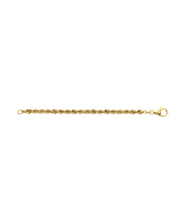 Fjory geelgouden Koord Neo collier 4,5 mm 60 cm | 40-KN0560