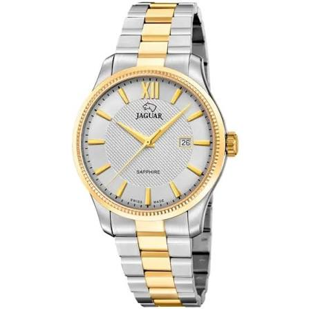 Jaguar heren swiss made horloge grijze wijzerplaat 