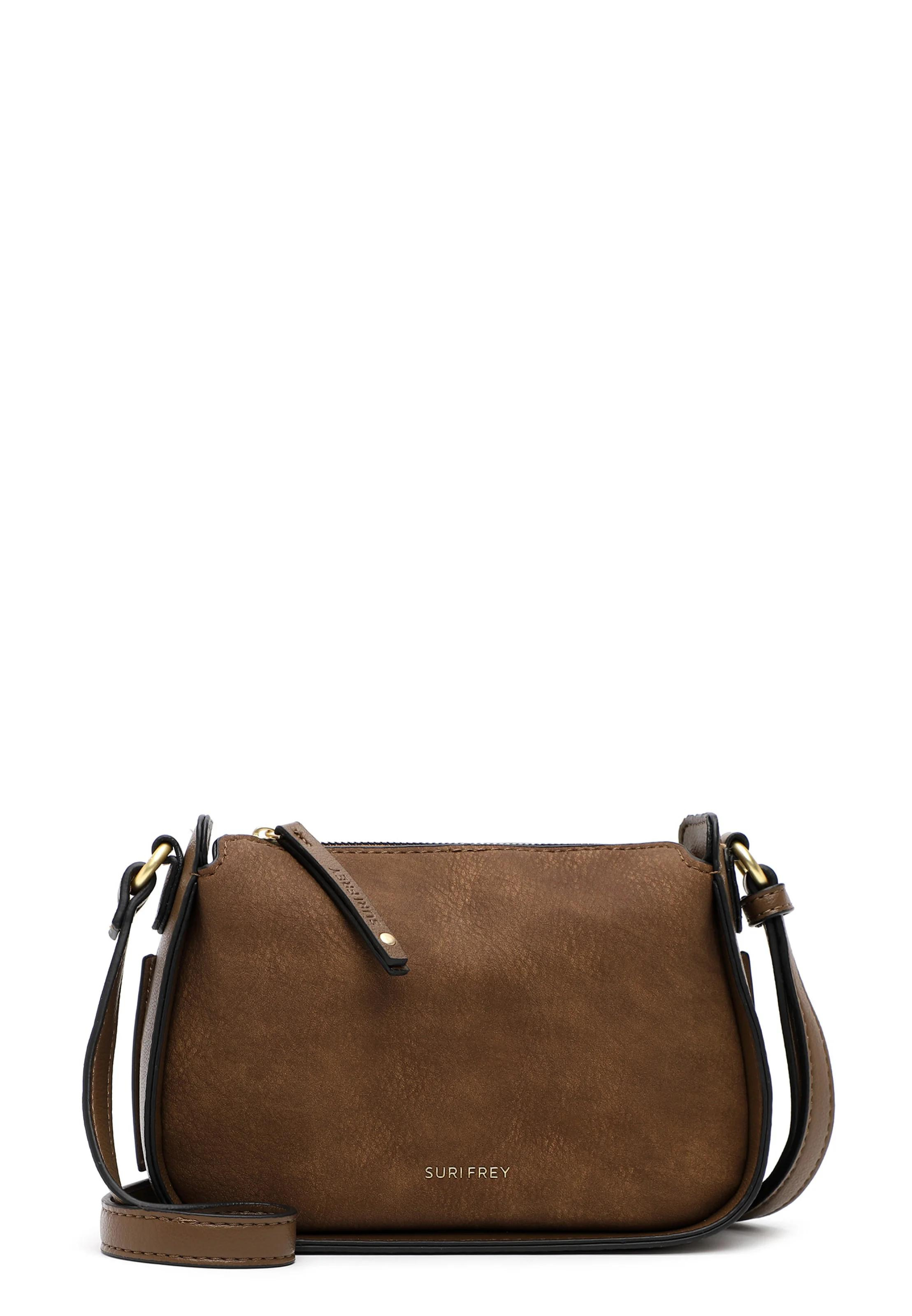 SURI FREY SFY Patty &ndash; compacte crossbody tas
De SURI FREY SFY Patty is een compacte crossbody tas die stijl en praktische organisatie combineert. Dankzij de verstelbare schouderriem draag je de tas comfortabel en dicht bij het lichaam.

Het hoofdvak met ritssluiting biedt ruimte voor je dagelijkse essentials. Binnen- en buitenvakken zorgen ervoor dat kleinere items overzichtelijk en snel bereikbaar blijven. De subtiele logo-details en diervrije materialen geven de tas een moderne uitstraling.

Afmetingen: 21,5 &times; 16 &times; 8 cm
Schouderriem: 140 cm