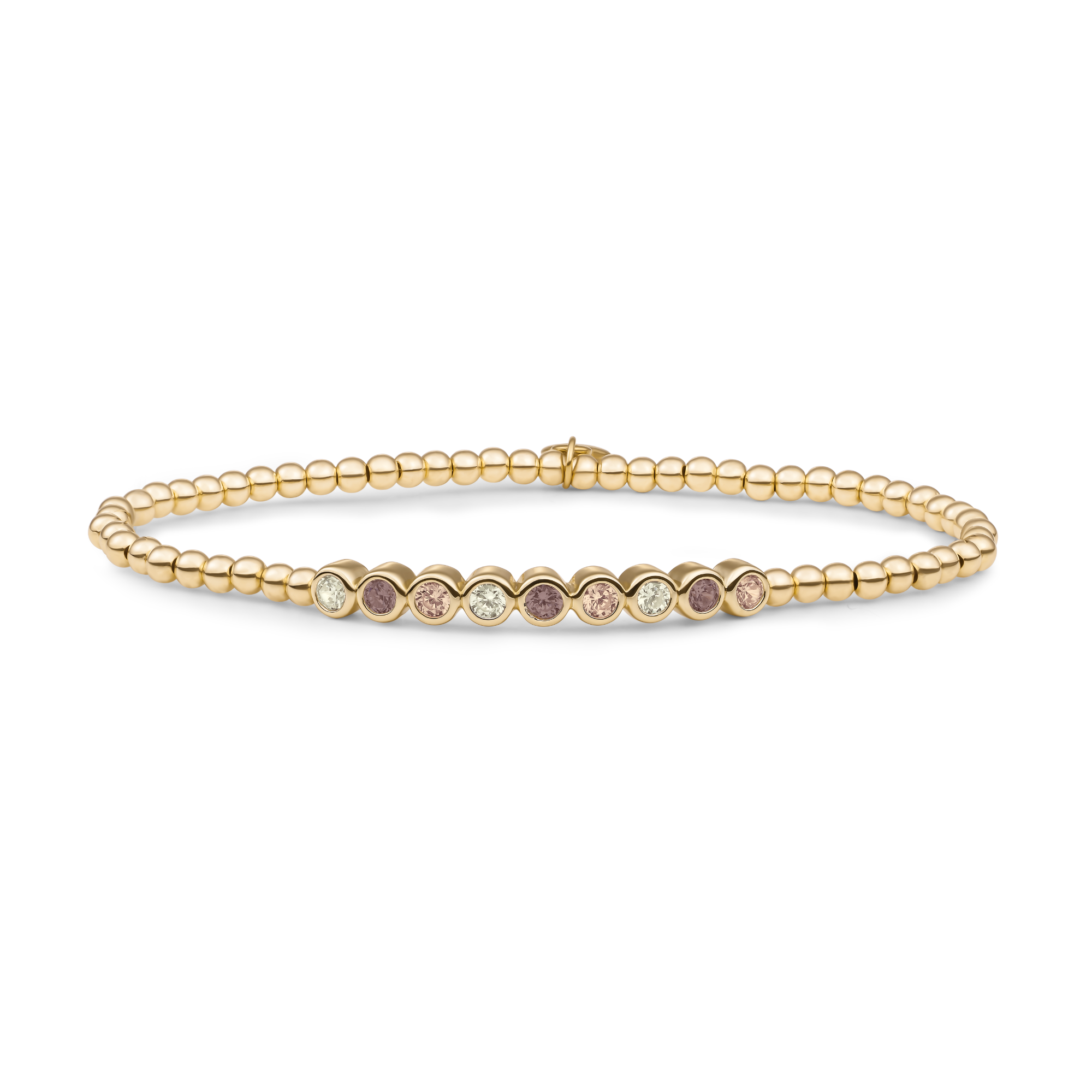 De Bracelet I Crystal Tube - Gold - Multi CZ met modelnummer SB-G-3MM-TB07 is een stijlvolle armband van goudkleurig, goudverguld 925 sterling zilver. Hypoallergeen en 18cm groot, ideaal voor een subtiele, luxe uitstraling. Draag hem solo voor een verfijnde look of combineer met andere armbanden voor een trendy, gelaagd effect. Perfect voor elke gelegenheid!