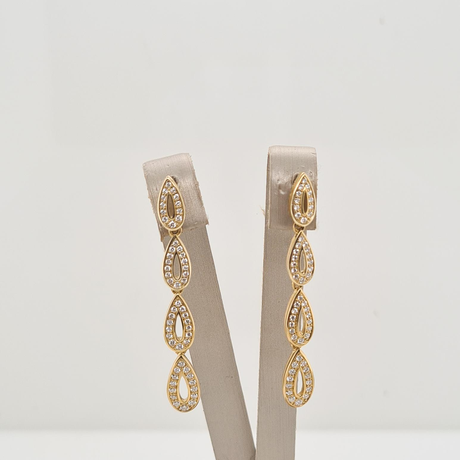 14krt gouden oorsieraden met diamant