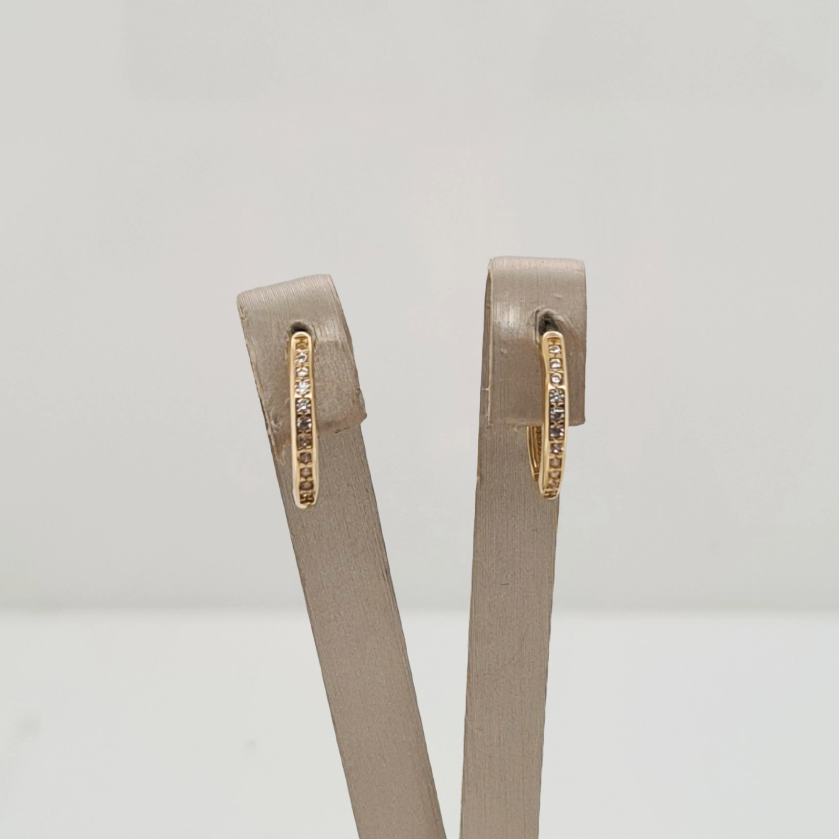 14krt gouden oorsieraden met zirkonia