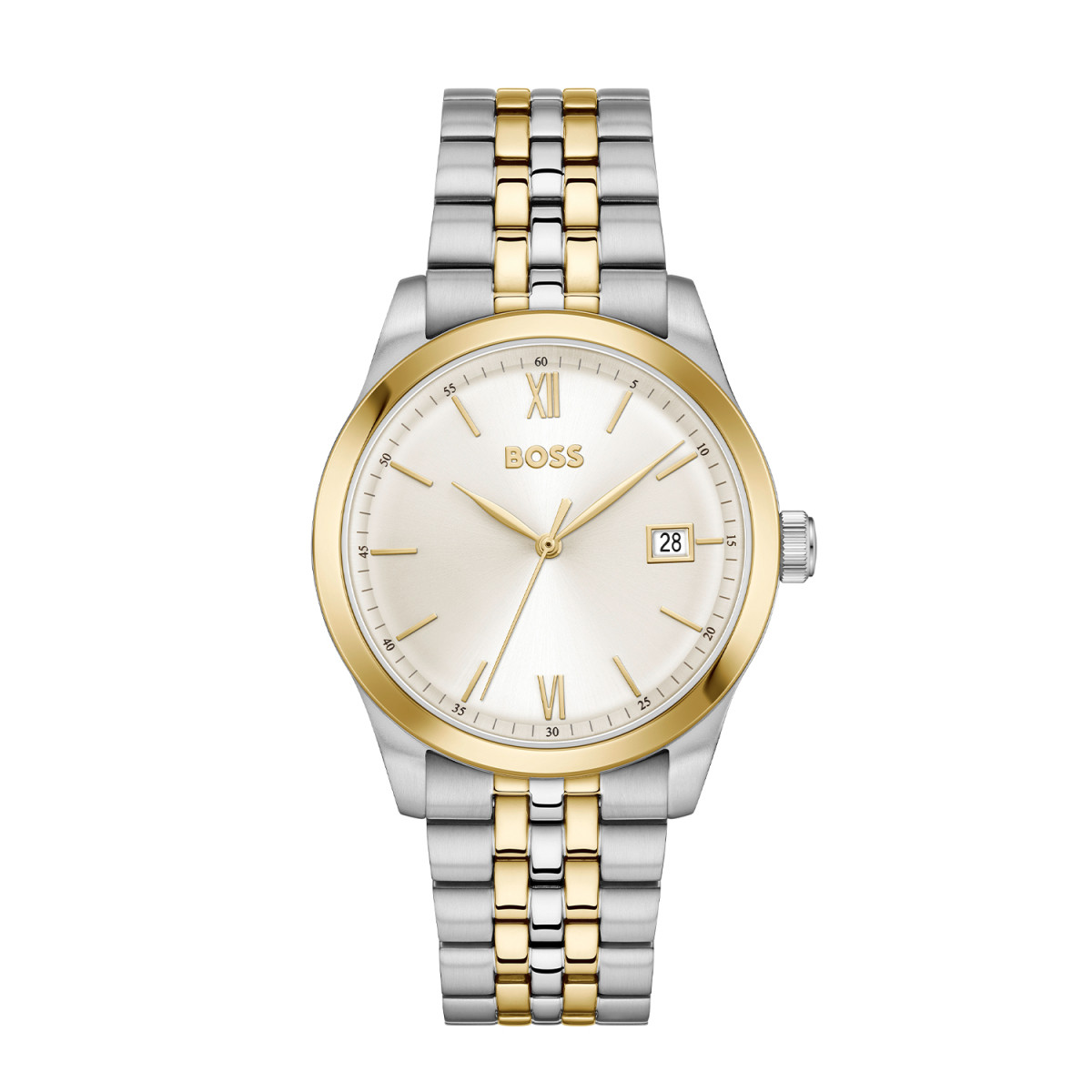 Dit Hugo Boss horloge heeft een kast gemaakt van Roestvrijstaal met een diameter van 39 mm en is voorzien van een Roestvrijstaal band. In de kast bevindt zich een Seiko Instruments Inc. kwaliteitsuurwerk en is afgewerkt met Mineraalglas.

Het horloge is 3ATM. Dit betekent dat het horloge spatwaterdicht is.. Verder wordt het horloge geleverd met 2 jaar garantie.